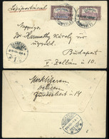 89705 DEBRECEN ! 1920.11.09. Légi Levél Budapestre Küldve !! Hivatalosan Nem Volt Légi Kapcsolat,csak Pár Darab Ismert! - Used Stamps