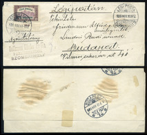 89714 SZOMBATHELY 1920.11.10. Nyomtatvány Légi Postával Budapestre Küldve - Used Stamps