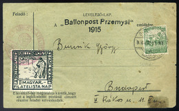 89616 1926. Przemysl Ballonposta Emlékrepülés Levelezőlap ,Soroksár/ Przemysl Memorial Balloon Flight Postcard - Used Stamps