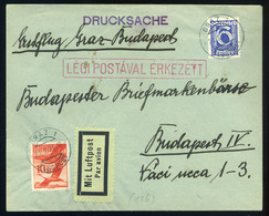 89672 AUSZTRIA 1926 Légi Nyomtatvány Graz-Budapest Első Repüléssel /AUSTRIA  Airmail Printed Matter With Graz-Budapest F - Other & Unclassified