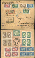 89724 BUDAPEST 1924 (13.dsz). Ajánlott Ikarusz-Madonna Légi Levél Budapest-Warszawa Légi Irányító Bélyegzéssel. Alföldi- - Used Stamps