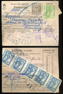 89745 GALÁNTA 1919.02. Díjjegyes Postautalvány Hradzsin 6db Bélyeggel Pozsonyba Küldve, CZECHOSLOVAKIA Vorlaufer! - Brieven En Documenten