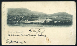 89824 BUDAPEST 1898. K.u.K. Kadet Iskola , Régi Képeslap  /  1898 K.u.K. Cadet School Vintage Picture Postcard - Hongarije