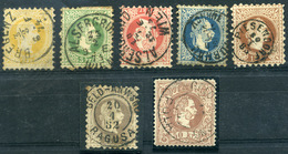90058 Ausztria 1867. Szép Bélyegzett Sor - Used Stamps