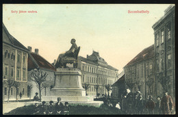 90131 SZOMBATHELY 1910. Cca. Szily Szobor, Régi Képeslap - Hongarije