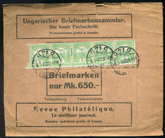 90016 BUDAPEST 1911. Szekula Levél 5*5f-rel Az USA-ba Küldve - Used Stamps