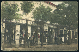 90186 ZSOMBOLYA 1917. Régi Képeslap, üzletek  /  ZSOMBOLYA 1917 Vintage Picture Postcard, Stores - Hungary