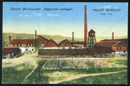 90173 NAGYBOCSKÓ 1917. Szódagyár. Régi Képeslap  /  NAGYBOCSKÓ 1917 Soda Factory Vintage Picture Postcard - Hongrie