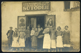 90162 ÓBUDA 1926. Eisenstädter Fülöp Sütödéje  Selmeci Utca 6 , Régi Fotó Képeslap  /  ÓBUDA 1926 Eisenstadter Fülöp's B - Hungary