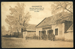 90154 GALGAGUTA 1928. Régi Képeslap, Hangya üzlet  /  GALGAGUTA 1928 Vintage Picture Postcard, Hangya Shop - Hungary