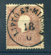 90375 LIPTÓSZENTMIKLÓS 1858. 10kr Szép Bélyegzés - Used Stamps