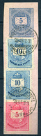 90387 BUDAPEST 1878. Szép Krajcáros Utalvány Kivágás - Used Stamps