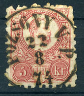 90382 POZSONY 1874. 5kr Pozsony V.P. Szép Bélyegzés - Used Stamps