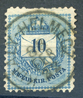 90344 KIRÁLYHELMEC 1888. 10kr Szép Bélyegzés - Used Stamps