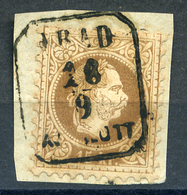 90348 ARAD 1867. 15kr Ajánlott,szép Bélyegzés - Used Stamps