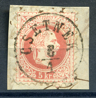 90349 CSETNEK 1867. 5kr,szép Bélyegzés - Used Stamps