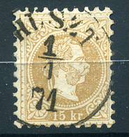 90333 HUSZT  1871. 15kr  Szép Bélyegzéssel - Used Stamps