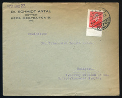 90441 PÉCS 1933. Levél Arcképek 20f-rel, Látványos Darab! - Used Stamps