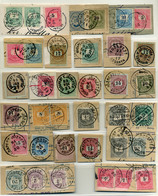 90384 TÉTEL BUDAPEST 1874-99. Krajcáros Bélyegzés Tétel - Used Stamps