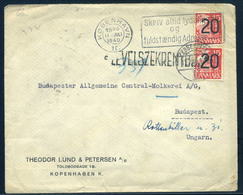 DENMARK 1940 Censored Letter To Budapest - Brieven En Documenten