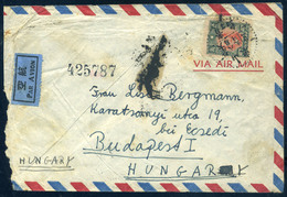 CHINA 1947 Airmail Letter To Budapest - 1912-1949 Republiek