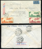 CHINA 1952 Decorative Airmail Letter To Budapest - Brieven En Documenten