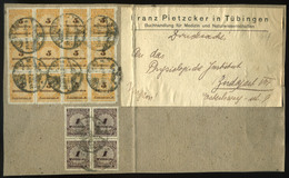 GERMANY 192... Packagege Front With Inflation Stamps To Hungary - Brieven En Documenten