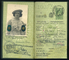 HUNGARY  1938. Fényképes útlevél  /  1938 Photo Passport - Unclassified