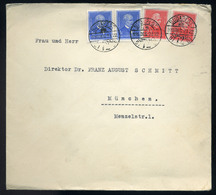 89991 BUDAPEST 1936. Levél Arcképek Bélyegekkel Münchenbe Küldve  /  BUDAPEST 1936 Letter Portraits Stamps To Münich - Hungary