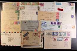 WORLD WAR TWO CENSORED MAIL 1940-1945 Interesting World Collection Of Covers Showing Various Censor Markings, Inc Switze - Altri & Non Classificati