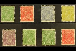 1924 KGV (various Watermarks) Set Less 2d, SG 76/77 & 79/84, Fine Mint. Fresh! (8 Stamps) For More Images, Please Visit  - Other & Unclassified