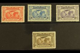 1931 Kingsford Smith's Flights Set Plus 6d Sepia Inscr. "AIR MAIL SERVICE," SG 121/3, 139, Never Hinged Mint (4). For Mo - Other & Unclassified