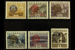 1931 Rotarian Congress "Rotary International" Overprints Complete Set (Michel 518/23, SG 666/71), Very Fine Mint, Very F - Altri & Non Classificati