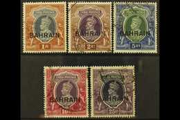 1938-41 1r To 10r And 25r, SG 32/35 &37, Fine Cds Used. (5) For More Images, Please Visit Http://www.sandafayre.com/item - Bahrein (...-1965)