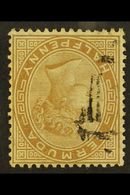 1880 ½d Stone WATERMARK INVERTED Variety, SG 19w, Very Fine Used, Fresh. For More Images, Please Visit Http://www.sandaf - Bermuda