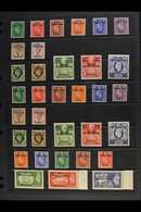 1942-1951 GB OVERPRINTED COMPLETE VERY FINE MINT A Delightful Complete Basic Run (no Postage Dues). With Middle Eastern  - Africa Orientale Italiana