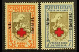 1923 "Aita Hadalist." Charity Overprints Complete Perf Set (Michel 46/47 A, SG 49B/50B), Fine Mint, 7m Expertized Zumste - Estonia