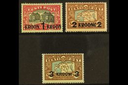 1930 Surcharged Map Set, Mi 87/89, SG 88/90, Very Fine Mint (3 Stamps) For More Images, Please Visit Http://www.sandafay - Estonia