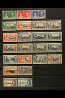 1937-1952 COMPLETE FINE MINT COLLECTION On Stock Pages, All Different, Inc 1938-50 Set (a Few Low Values With Minor Spot - Falkland Islands