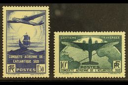 1936 100th Flight Between France And South America Set, Yvert 320/1, SG 553/4, Fine Mint (2). For More Images, Please Vi - Other & Unclassified