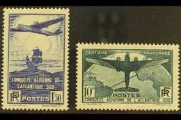 1936 100th South Atlantic Flight Complete Set (SG 553/54, Yvert 320/21), Very Fine Mint, Very Fresh. (2 Stamps) For More - Other & Unclassified