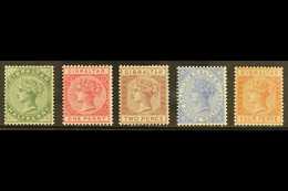 1886-87 ½d To 4d, SG 8/12, Fine Mint. (5) For More Images, Please Visit Http://www.sandafayre.com/itemdetails.aspx?s=615 - Gibilterra