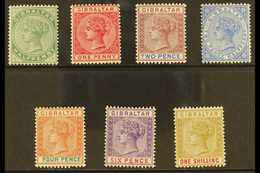 1898 Complete Reissue Set, SG 39/45, Fine Mint. (7) For More Images, Please Visit Http://www.sandafayre.com/itemdetails. - Gibilterra