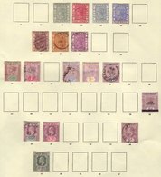 1880's-1935 A Mint & Used Collection On Old Imperial Printed Leaves, Incl. QV Ranges To 1s, KEVII Ranges To 1s Mint, KGV - Gold Coast (...-1957)