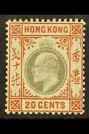 1903 20c Slate And Chestnut, Wmk Crown CA, SG 69, Very Fine Mint. For More Images, Please Visit Http://www.sandafayre.co - Other & Unclassified