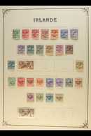 1922-37 Ireland Album Pages Extracted From A Wonderful, Original, Old-time, Multi-volume Collection, Best Stamps Are 192 - Other & Unclassified