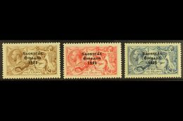 1927-28 SEAHORSES SET 2s6d To 10s, SG 86/88, The 10s From The Broken "S" Plate, Fine Mint. (3) For More Images, Please V - Altri & Non Classificati