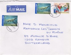 AUSTRALIA - COVER MUNDARINO 14 MAY 2012 TO GENEVA SWITZERLAND  /5 - Lettres & Documents