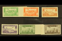 1943 2nd Anniversary Of Independence IMPERFORATE Airmail Set, Maury 82/7, Never Hinged Mint. Cat E475 = £330+ (6 Stamps) - Libano