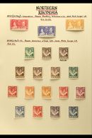 1937-63 SUPERB MINT COLLECTION Beautifully Written Up On Pages, Includes 1938-52 Defin Set With Additional Perfs And Sha - Rhodesia Del Nord (...-1963)